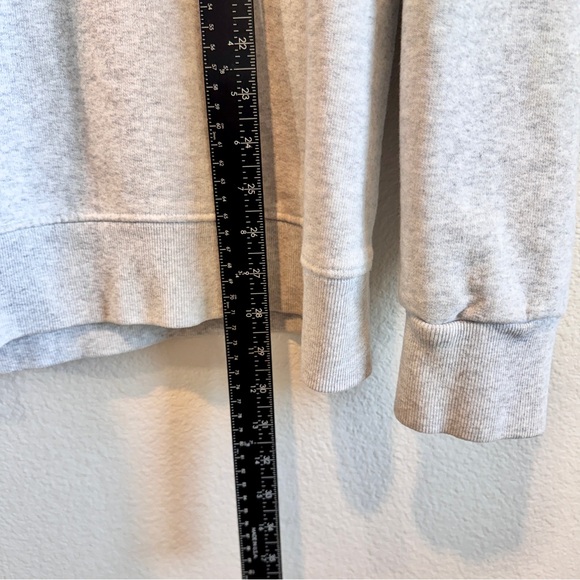 Brandy Melville Oversized Varsity Portland Crewneck Sweatshirt Preppy Academia L - Picture 5 of 7